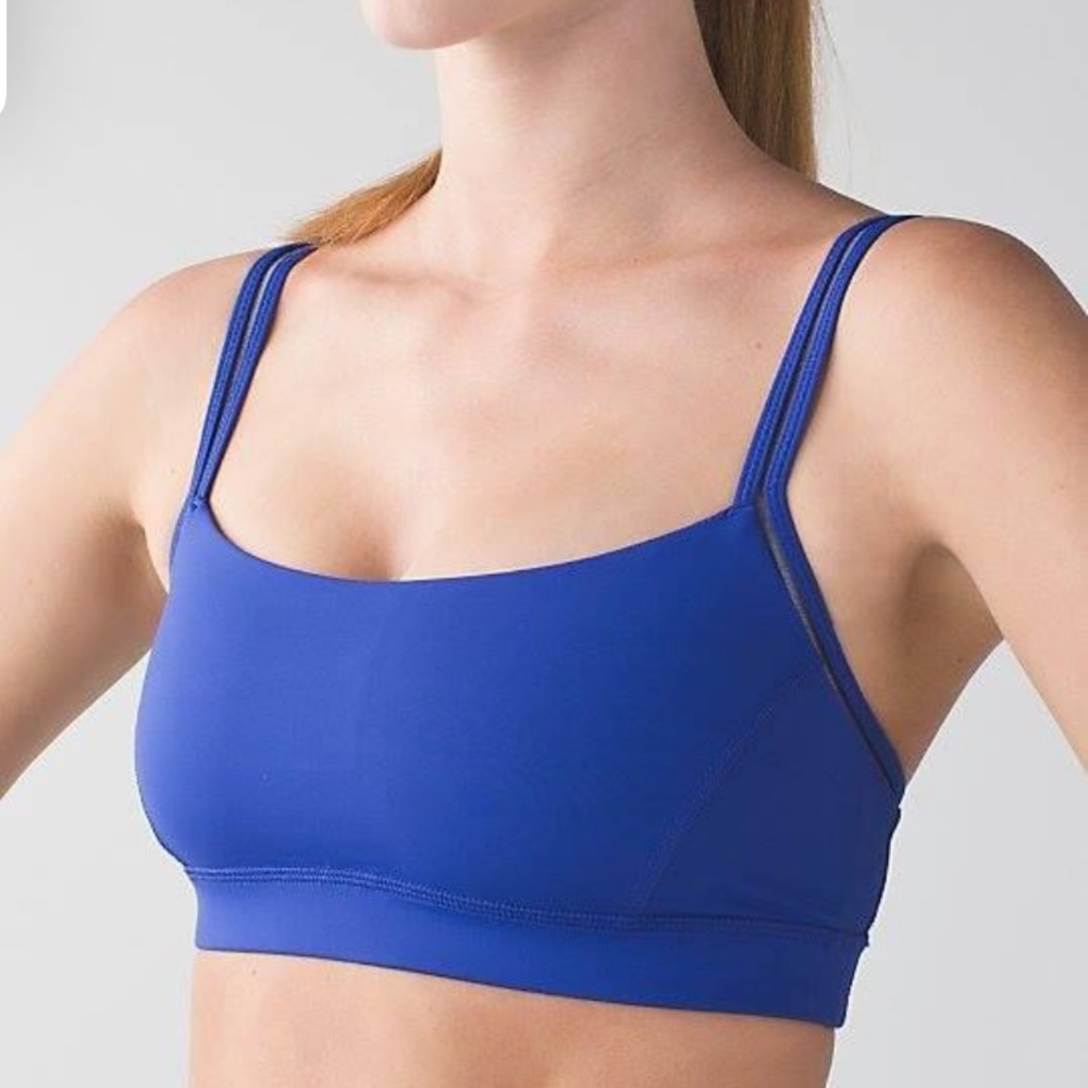 Lululemon Straight Up Bra in Blue